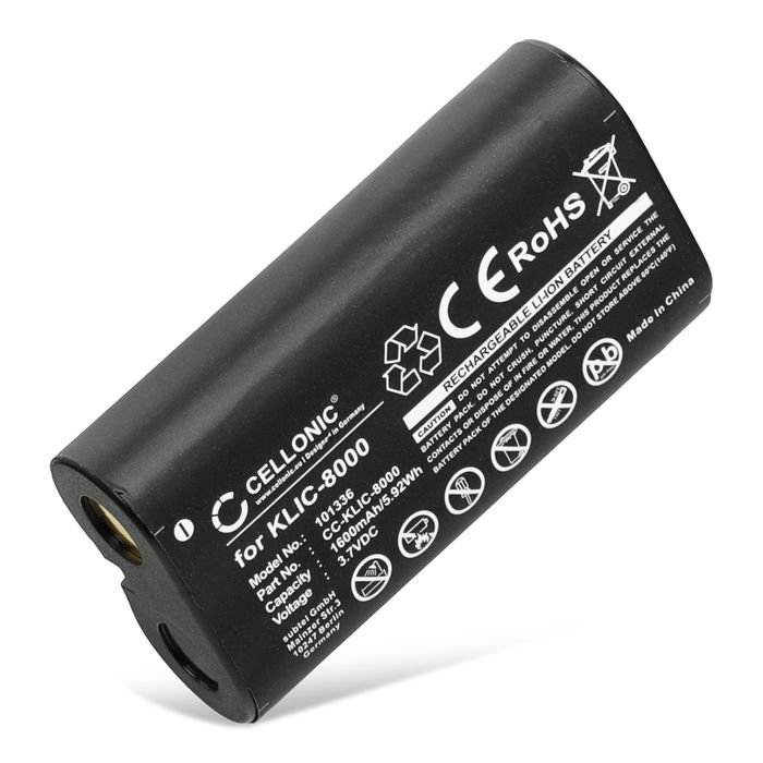 Batteria per Ricoh Caplio R1, Caplio R2, Caplio R1S, Caplio RZ1, DB-50 1600mAh da CELLONIC