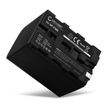Batteria NP-F970 -F960 NP-F550 -F570 -F750 -F770 -F330 per fotocamera Sony DSR-PD150 PD170 FDR-AX1 DCR-VX2100 GV-D200 HDR-FX7e FX1 FX1000 Affidabile ricambio da 6600mAh, marca CELLONIC