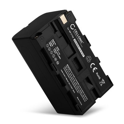 Batteria NP-F970 F96 NP-F550 F570 F750 F770 F330 per fotocamera Sony HXR-MC2500 HXR-NX100 NX5 HDR-FX1 FX7 FX1000 DSR-PD150 PD170 NEX-FS700r Affidabile ricambio da 4400mAh, marca CELLONIC