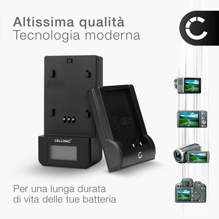 Caricabatterie per fotocamera Canon C300 - 1 A, 4.2/8.4 V | 800106769
