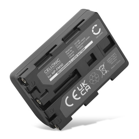 Batteria per Sony CCD-TRV106; CCD-TRV107; CCD-TRV108; DCR-HC14 (1600mAh, 7.4V) di CELLONIC