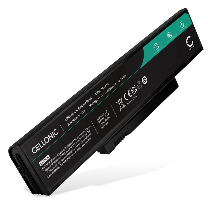 Fujitsu ESPRIMO Mobile V5555 Batteria della subtel 4400mAh 11.1V