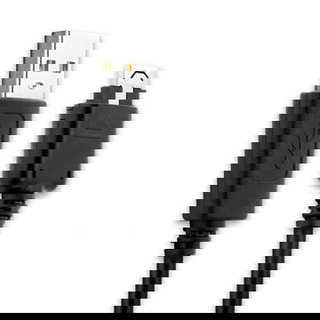 Cavo USB 2.0 con connettore 18 Pin Connector per telefono LG KU990 Viewty / KF600 Venus / KE770 Shine / KC550 Orsay / KC910 Renoir / KG320s filo di 1m cavetto dati & ricarica in nero per cellulare