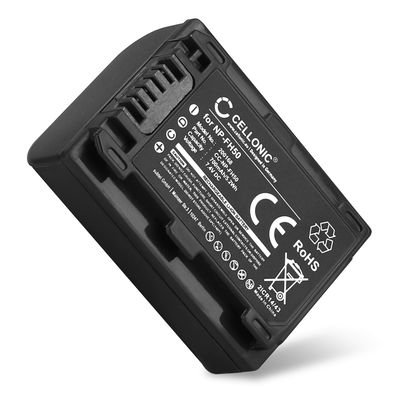 Batteria NP-FH40 NP-FH50 -FH60 per fotocamera Sony A230 A290 A330 A380 A390 DSC-HX1 HX200V HX100V CX7 HDR-SR11 HDR-SR12 DCR-SR45 DCR-SR42 Affidabile ricambio da 700mAh, marca CELLONIC