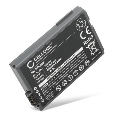 Batteria per Canon DC100 DC201 DC95 DC10 DC20 DC210 BP-208,BP-208DG (700mAh, 7.4V) marca CELLONIC