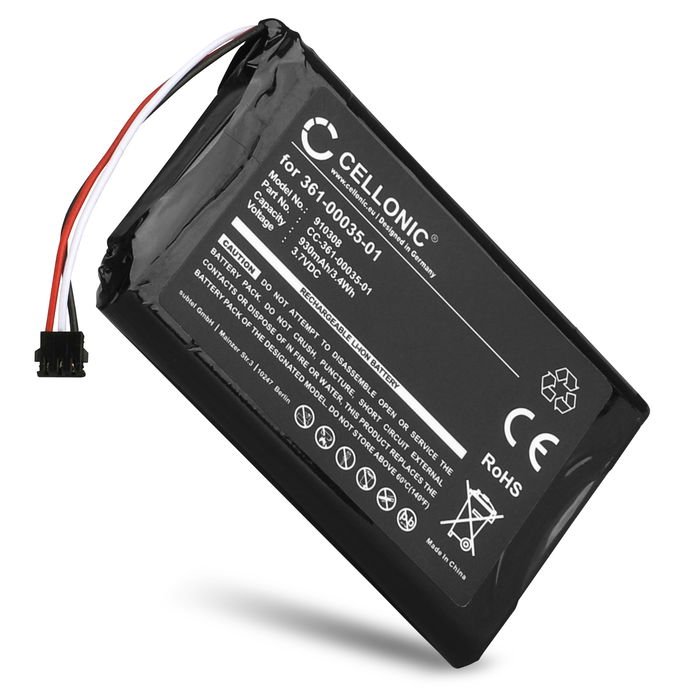 Garmin Nüvi 2595LM Batteria 930mAh marcata Cellonic