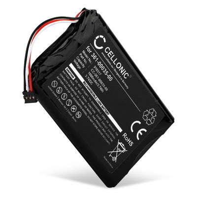 Batteria CELLONIC 361-00035-00,361-00035-02 per navigatore GPS Garmin nüvi 2350LT nüvi 2360LT nüvi 2370LT nüvi 2340LT / Edge Touring Plus Affidabile ricambio 1000mAh compatibile al 100%