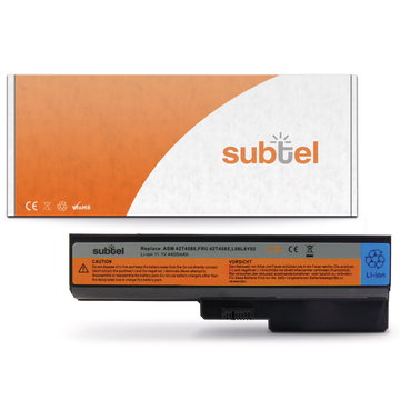 Batteria per portatile Lenovo G550, N500, B550, G550, G555, V450, G530, V460, G450,IdeaPad Z360, Y430, 42T4585, L08S6Y02 ricambio per laptop 4400mAh 11.1V 