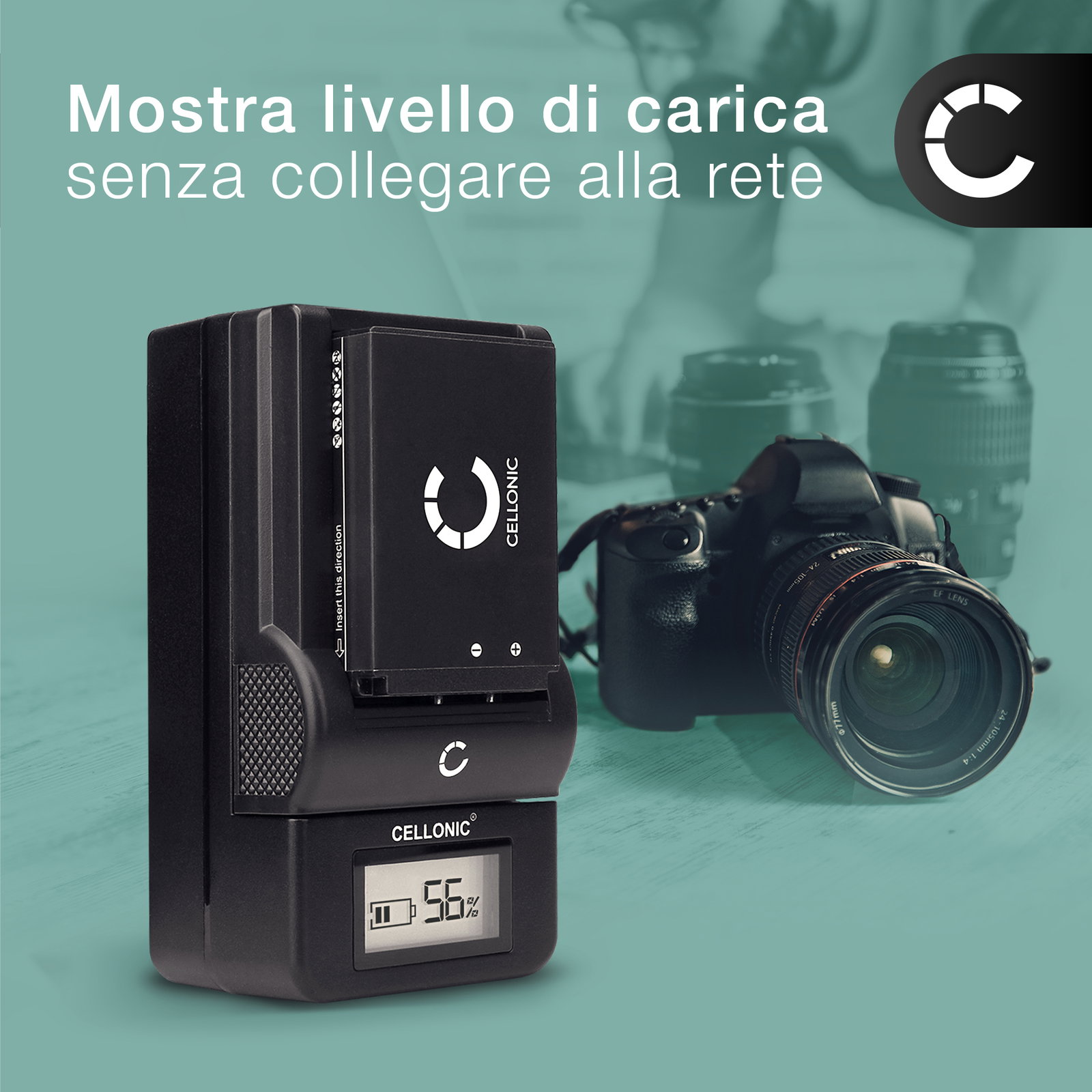 Caricabatterie OTB DMW-BMB9E Per Panasonic Lumix DMC-FZ100, FZ150, DC-FZ82 E Leica V-LUX