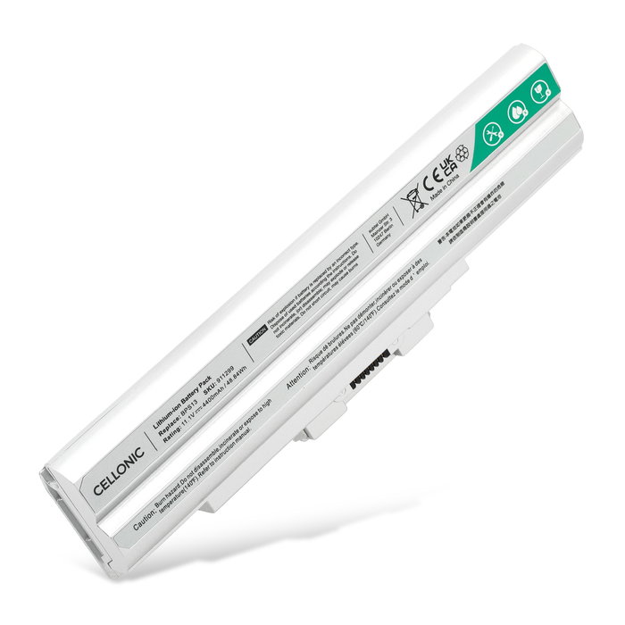 Battery for Sony VAIO SVE11, VGN, VPC, VGP-BPS13, VGP-BPL21, VGP-BPL13 11.1V 4400mAh from CELLONIC