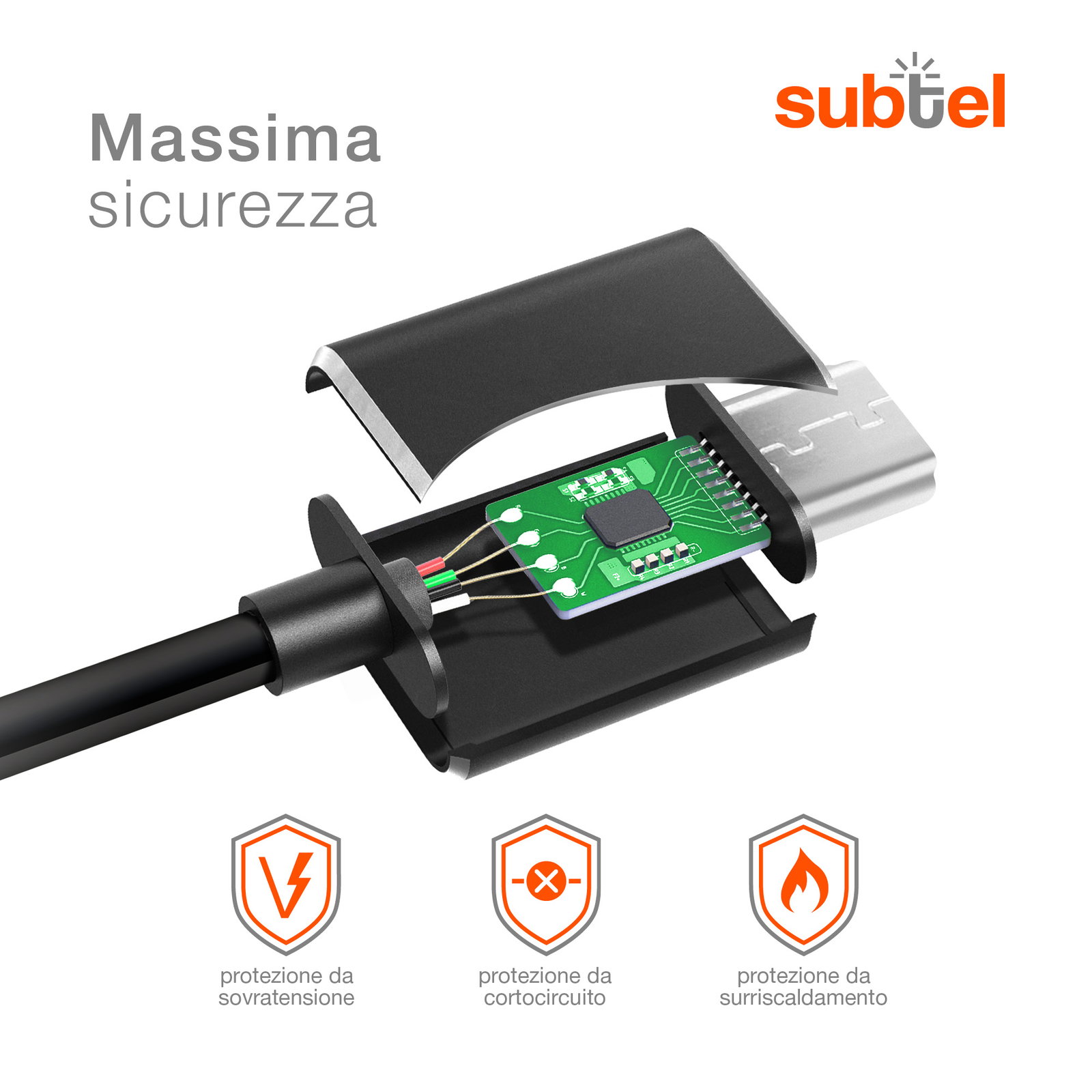 Cavo USB Caseroxx Per TomTom One XL Europe/Regional Edition, Cavo Dati E Ricarica, Lunghezza 1 M, Nero