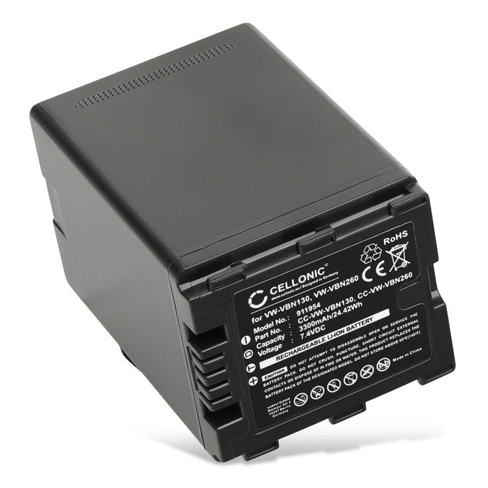 Panasonic HDC-TM900 Batteria da 3300mAh marcata subtel