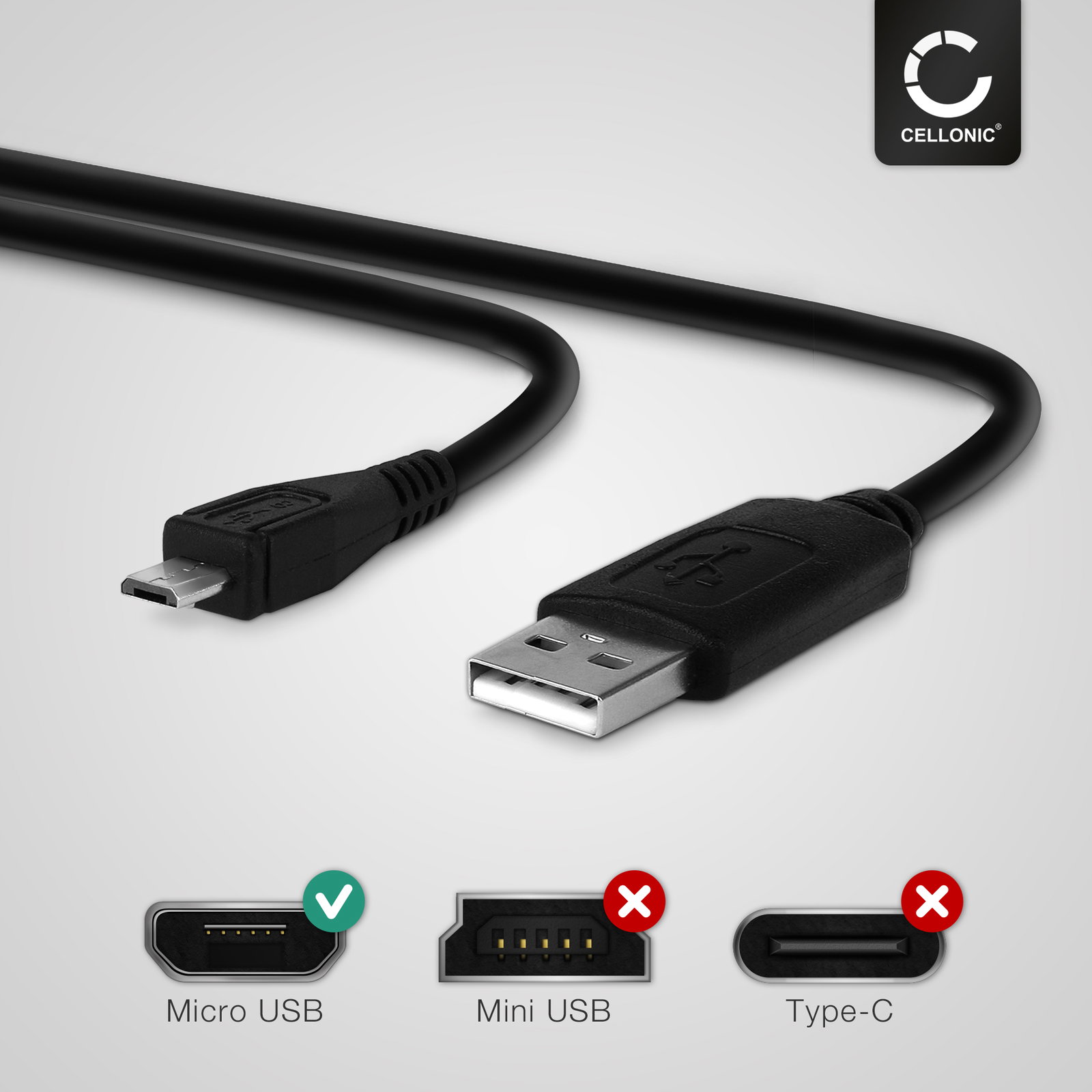 Cavo Micro USB Ricarica Rapida Intrecciato in Nylon Cavo compatibile