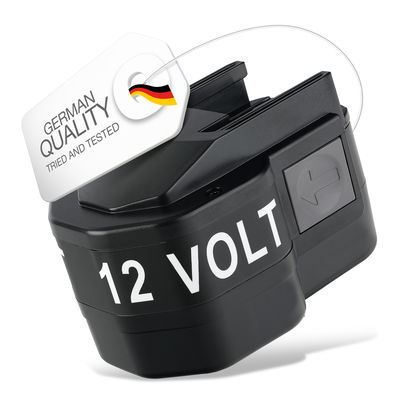 Batteria PBS 3000, 4 932 367 904, 4 932 373 522, 4 932 376 508, 49-24-0150 per attrezzo MilwaukeePLD12 X,PCG12, B12, PDD12X,PES12T Option Affidabile batteria di ricambio da 3Ah NiMH con ridotto effetto memoria per utensili Milwaukee