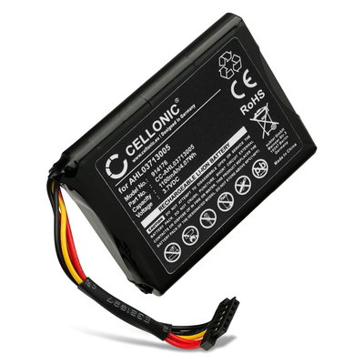 Batteria per TomTom Via Live 120, 125, 120 Live Western Europe, GO Live 820 Europe, XL Live, XL 340M Live, XL 340TM Live, 4EL0.001.01, VF3A (1100mAh, 3.7V) , marca CELLONIC