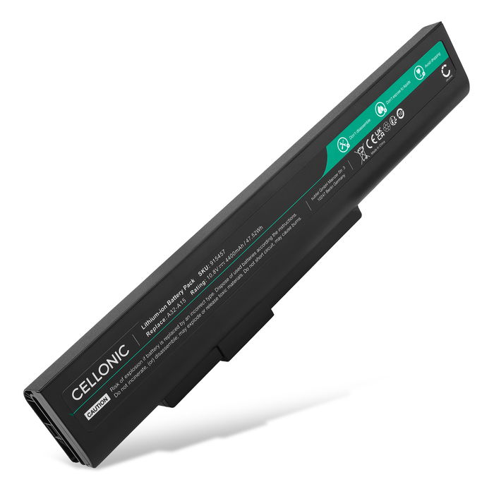 Battery for Medion Akoya P6634, P6637, P7816, P7621, P6815, E7221, Erazer X6815, X6816, FPCBP344 10.8V 4400mAh from CELLONIC