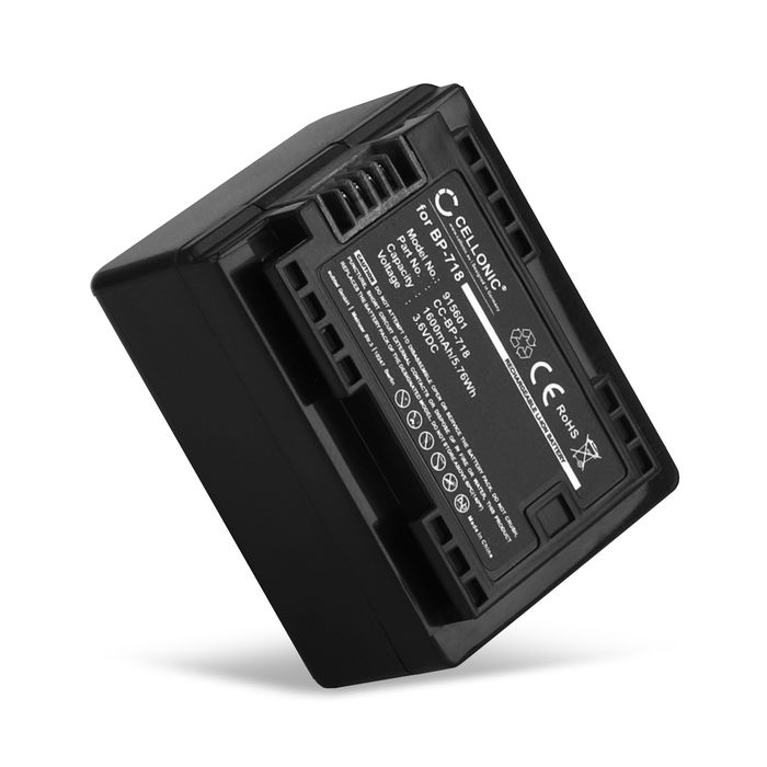 Canon LEGRIA HF R56 Batteria marcata CELLONIC, 1600mAh