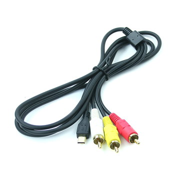 Cavo cinch premium per Pentax Optio S1 / Optio LS465 RCA – Altissima qualità Composite audio-video 1.5m Cavo AV per un suono impeccabile ed immagini nitide
