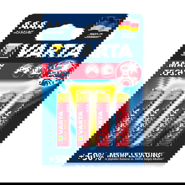 Batterie Pile AAA  Varta Max Tech Varta 4703 4x
