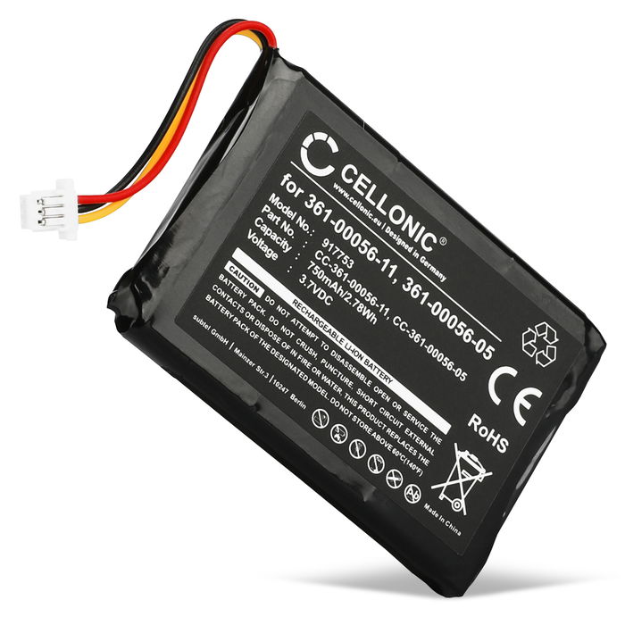 Garmin 361-00056-05 Batteria marcata CELLONIC, 750mAh di capacità