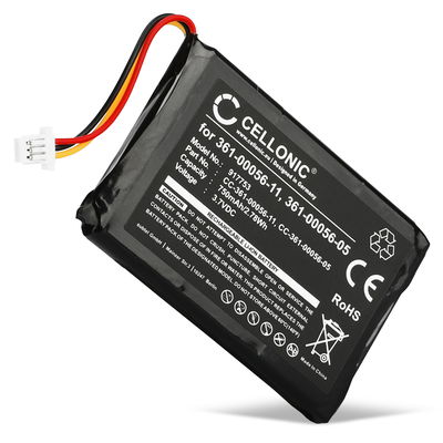 Batteria CELLONIC 361-00056-05 361-00056-11 per navigatore GPS Garmin Camper 770 LMT-D, nüvi 40, 42, 52, 55, 56, 66, 68, 2689 (LM, LT, LMT) Affidabile ricambio 750mAh compatibile al 100%