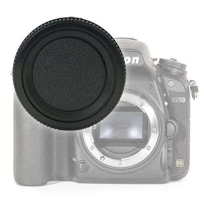 Tappo per corpo macchina per Nikon D750 D3200 D3500 D5300 D5100 D810 D850 D7100 (BF-1B), tieni lontano la polvere dalla tua fotocamera, Coperchio Copertura Cover Cap baionetta, CELLONIC