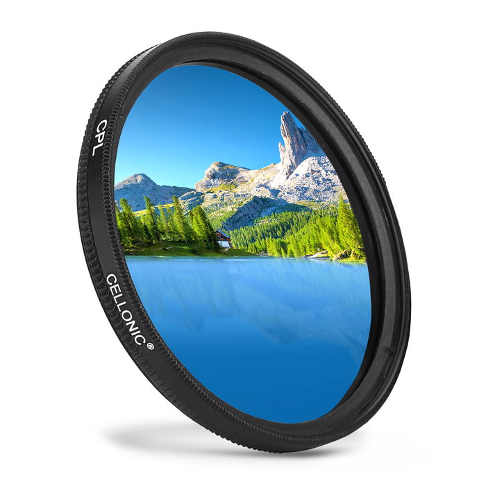 CELLONIC 72mm Polarising Filter for Voigtländer 10,5 mm F 0,95 Nokton (Ø 72mm) Super Thin Screw In Circular Linear Polariser Polarised Camera Lens CPL Filter