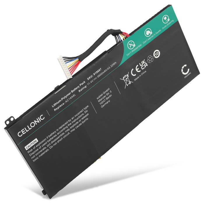 Acer Aspire V17 Nitro VN7-793G Batteria della subtel da 3800mAh