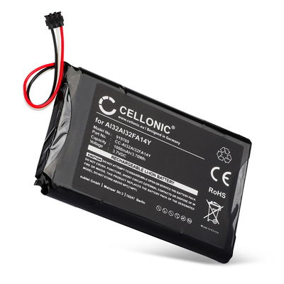 Batteria CELLONIC AI32AI32FA14Y per navigatore GPS Garmin Nüvi 2597 LMT, Nüvi 2599 LMT, Nüvi 2589 LMT, Nüvi 2559 LMT, Nüvi 2539 LMT Affidabile ricambio 1000mAh compatibile al 100%