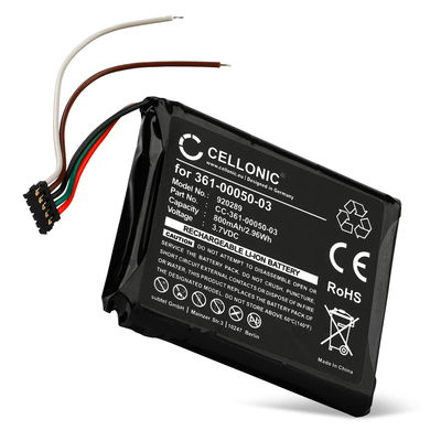 Batteria CELLONIC 361-00050-03,361-00050-10 per navigatore GPS Garmin Edge 510 Affidabile ricambio 800mAh compatibile al 100%