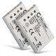 2x Battery 1180mAh