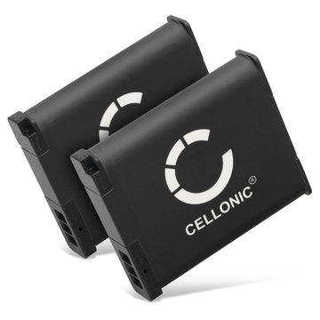 2x Batteria PABCM13-1,DMW-BCM13 per fotocamera Panasonic Lumix DMC-TZ71 TZ70 DMC-TZ61 TZ60 DMC-TZ58 TZ56 TZ55 DMC-TZ41 TZ40 DMC-TZ37 DC-FT7 Affidabile ricambio da 1050mAh, marca CELLONIC