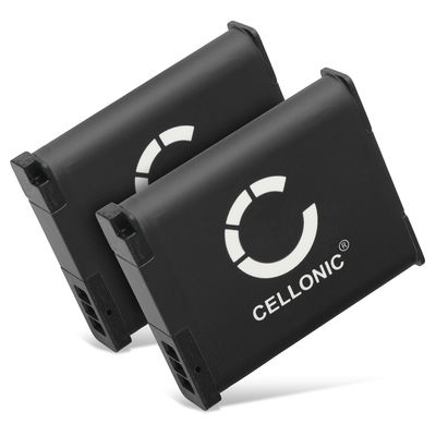 2x Batteria PABCM13-1,DMW-BCM13 per fotocamera Panasonic Lumix DMC-TZ71 TZ70 DMC-TZ61 TZ60 DMC-TZ58 TZ56 TZ55 DMC-TZ41 TZ40 DMC-TZ37 DC-FT7 Affidabile ricambio da 1050mAh, marca CELLONIC