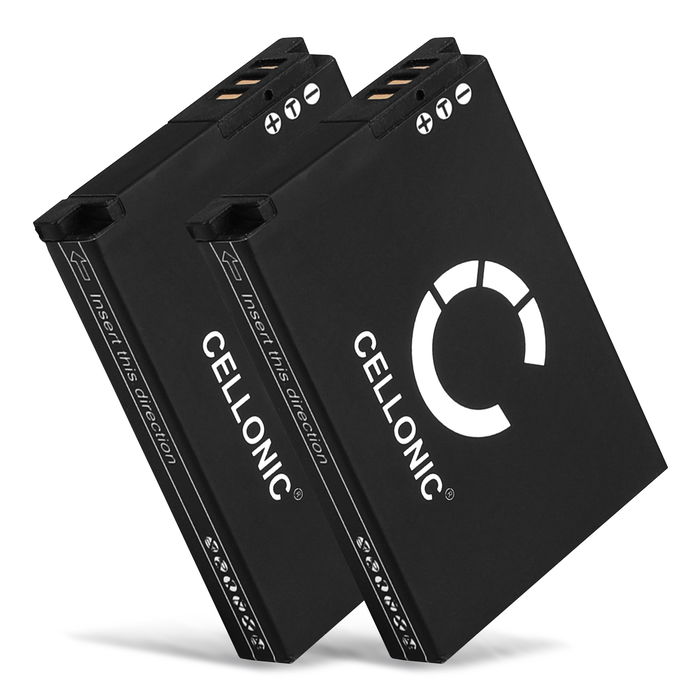 2x Batteria Toshiba Camileo X-SPORTS - 1050mAh