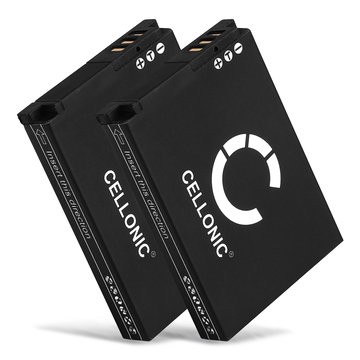 2x SLB-10 Battery for Toshiba Camileo X-SPORTS 1050mAh Camera Battery Replacement SLB-10