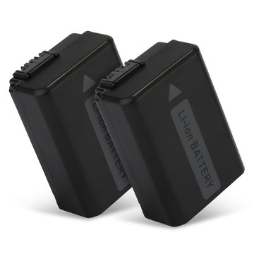 2x Battery for Sony Alpha 6000, A6000, Alpha 6400, Alpha 7, Alpha 5100, A6100, RX10 IV, NP-FW50 1030mAh from CELLONIC