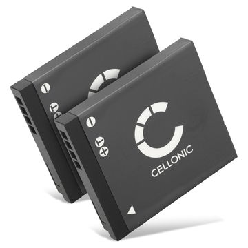 2x CELLONIC Camera Battery for Panasonic Lumix DMC-FT30 FT25 DMC-SZ1 SZ7 DMC-S1 S2 S3 DMS-FS16 FS28 FS35 FS40 DMC-TS25 Replacement DMW-BCK7 NCA-YN101H Battery 700mAh Backup