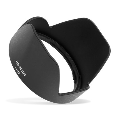 HB-N106 Ø 73mm Paraluce per fotocamera Nikon 1 Nikkor 10-100mm f/4-5.6 VR - baionetta a tulipano / a fiore / a petalo Parasole marcato CELLONIC