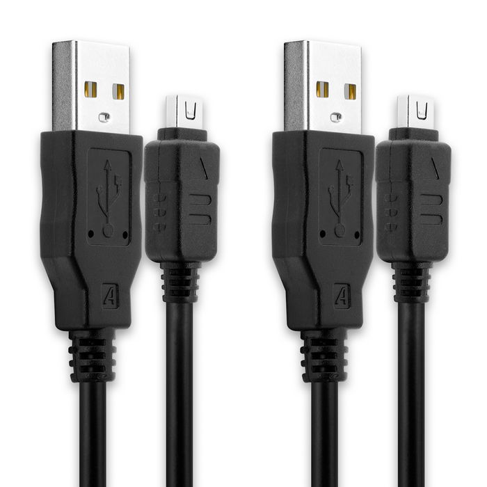 2x Olympus SP-700 Cavo 12 Pin USB, marca subtel, ricarica rapida trasferimento dati 480 MBit/s - USB 2.0