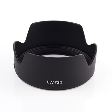 EW-73D Paraluce per fotocamera Canon EF-S 18-135mm f/3.5-5.6 IS USM, Canon RF 24-105mm F4-7.1 IS STM - baionetta a tulipano / a fiore / a petalo Parasole marcato CELLONIC