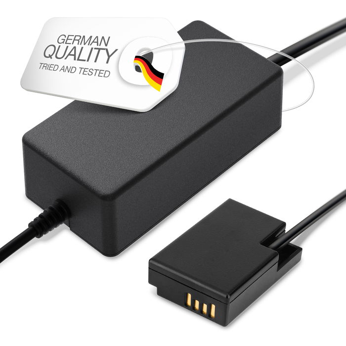 Power Supply for Canon EOS RP, EOS 200D EOS 77D, 800D 850D (AC-E6 AC-E6N + DR-E18) AC Adapter ACK-E18 DC Coupler - Dummy Battery - Battery Eliminator from CELLONIC