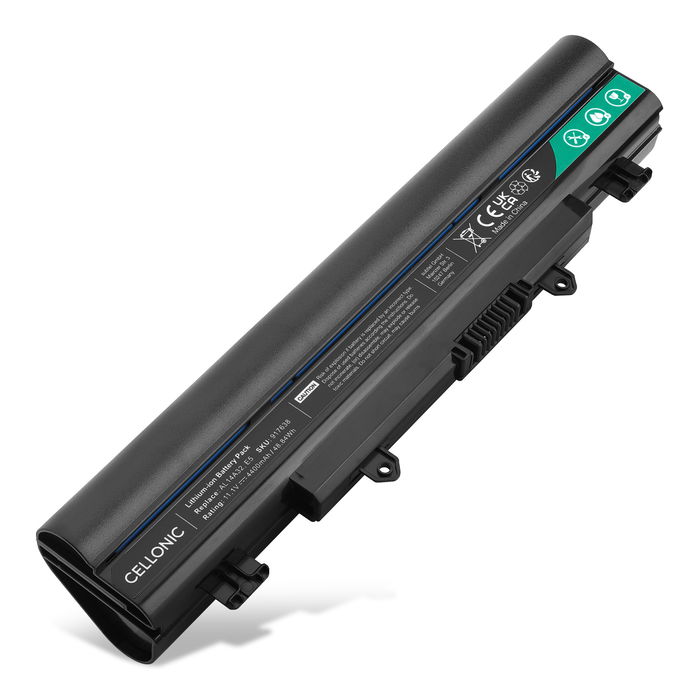 Battery for Acer Aspire V3 472, 472G, 472P, 472PG, 532G, 572, 572G, 572P, 572PG, V3 AL14A32 10.8V - 11.1V 4400mAh from CELLONIC