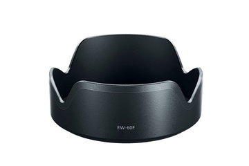 EW-60F Paraluce per fotocamera Canon EF-M 18-150mm 1:3,5-6,3 IS STM - baionetta a tulipano / a fiore / a petalo Parasole marcato CELLONIC