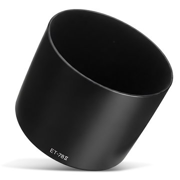 ET-78 II Paraluce per fotocamera Canon EF 135mm f/2L USM, EF 180mm f/3.5L Macro USM - baionetta tonda / cilindrica / tubolare Parasole marcato CELLONIC