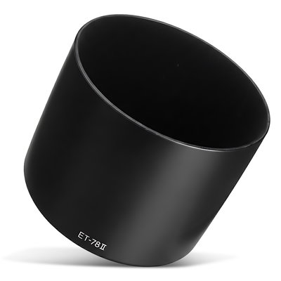 ET-78 II Paraluce per fotocamera Canon EF 135mm f/2L USM, EF 180mm f/3.5L Macro USM - baionetta tonda / cilindrica / tubolare Parasole marcato CELLONIC