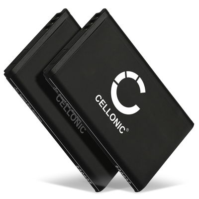 2x Batteria CELLONIC A051,10000058 per telefono Telekom Sinus 806, Snom M65, Telefunken FHD 170/5 Ricambio affidabile da 1200mAh per il tuo fisso/cordless