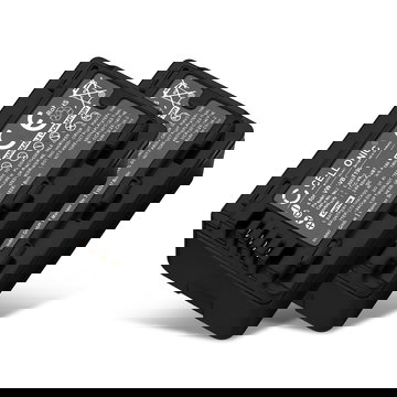 2x Batterie VW-VBT190 per videocamera camcorder Panasonic HC-V180 V10 V100 V160 V270 V380 V500 V777 V800 HC-VXF990 HC-VX980 HC-W580 HDC-SD40 Affidabile ricambio da 1780mAh, marca CELLONIC , per telecamera