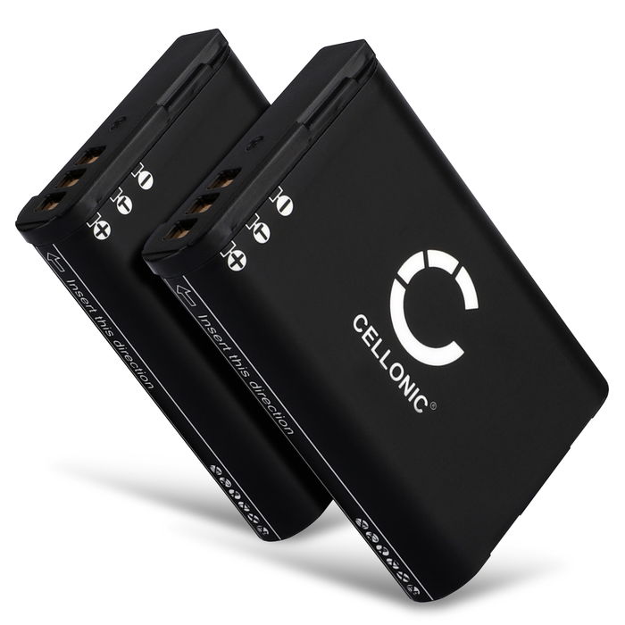 2x Batteria per Nikon Coolpix B700, Coolpix P600, Coolpix P610, Coolpix P900, Coolpix S810c EN-EL23 (1600mAh, 3.6V - 3.7V) marca CELLONIC