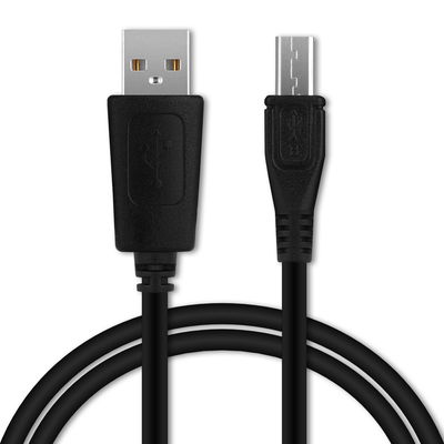 Cavo USB 2.0 con connettore Micro-USB langer Stecker per telefono CAT S60, S42, S41, S40, S31, S30, B30, B26, B25 filo di 1m cavetto dati & ricarica 1A in PVC nero per cellulare