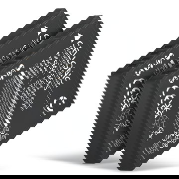 2x Batteria per Panasonic Lumix DMC-FS62 DMC-FS10 FS6 FS7 FS15 FS30 FS42 FS62 700mAh da CELLONIC